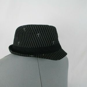 Fender Accessories - Fender Fedora Hat Stripes Black S/M Guitar Fender Accessories - Fender Fedora Hat Stripes Black S/M Guitar